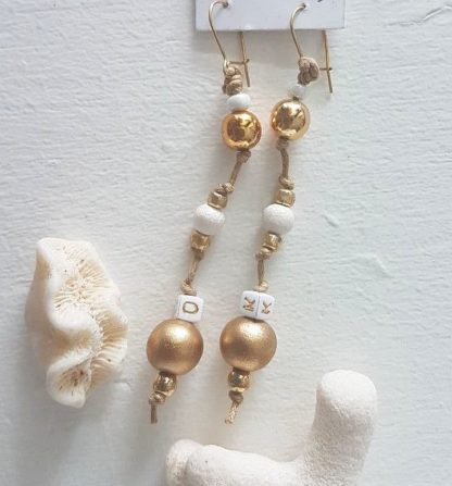 "ok" earrings